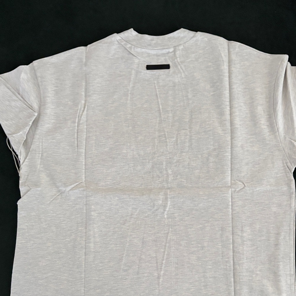 NBA Essentials Light Gray Tee with Blue Logo - Picture 4 of 4